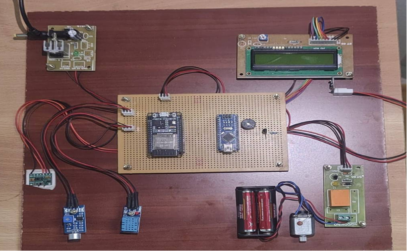 Sleep Apnea IoT monitoring system diagram